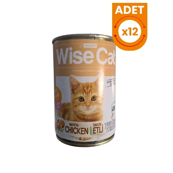 Wise Cat Tavuklu Yavru Konserve Kedi Maması