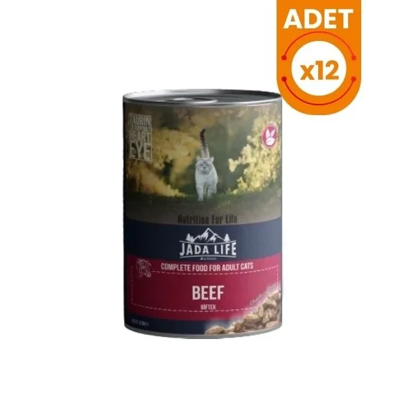 Jadawa Jada Life Parça Etli Biftekli Yetişkin Konserve Kedi Maması
